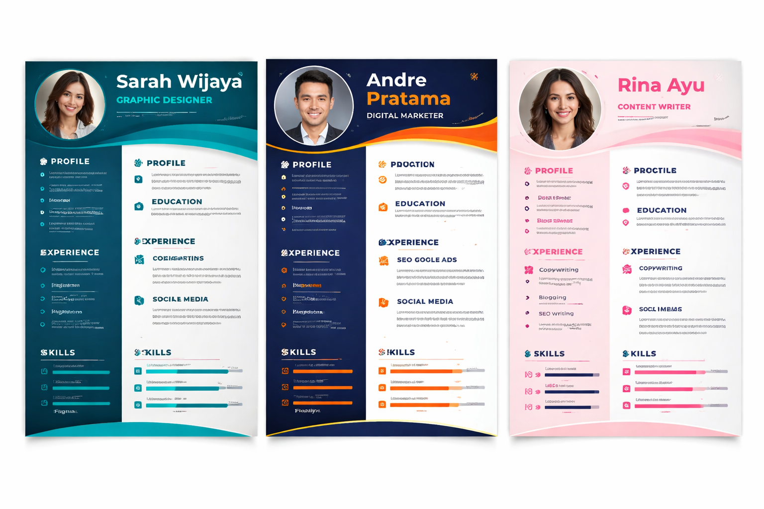 Preview CV Premium